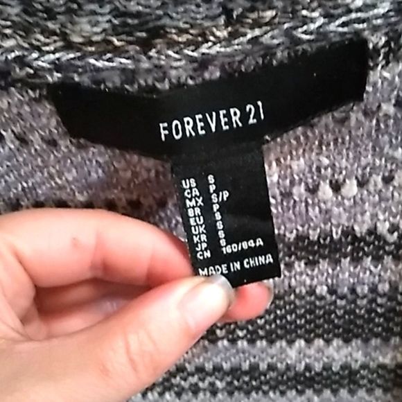 Forever21 Sz S Aztec Print Cardigan - Picture 2 of 3